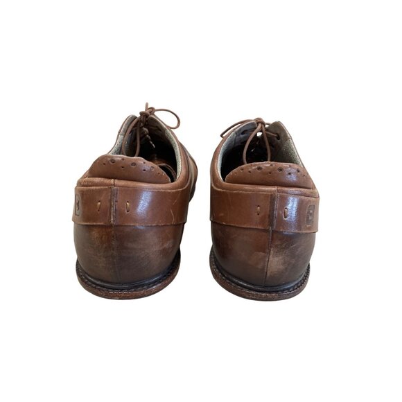 Tsubo Mens Brown Leather Cap Toe Oxford Dress Shoes Size 12 SKU 8429 - Picture 11 of 16